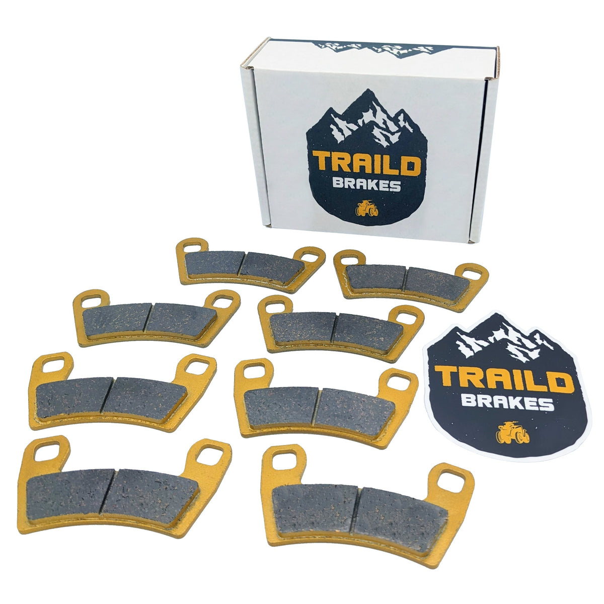 Polaris RZR Trail/S 1000/Trail S 1000/S 900/Trail S 900/900/Sport 2014-2026 Ceramic Brake Pad Set - Vehicle Parts &