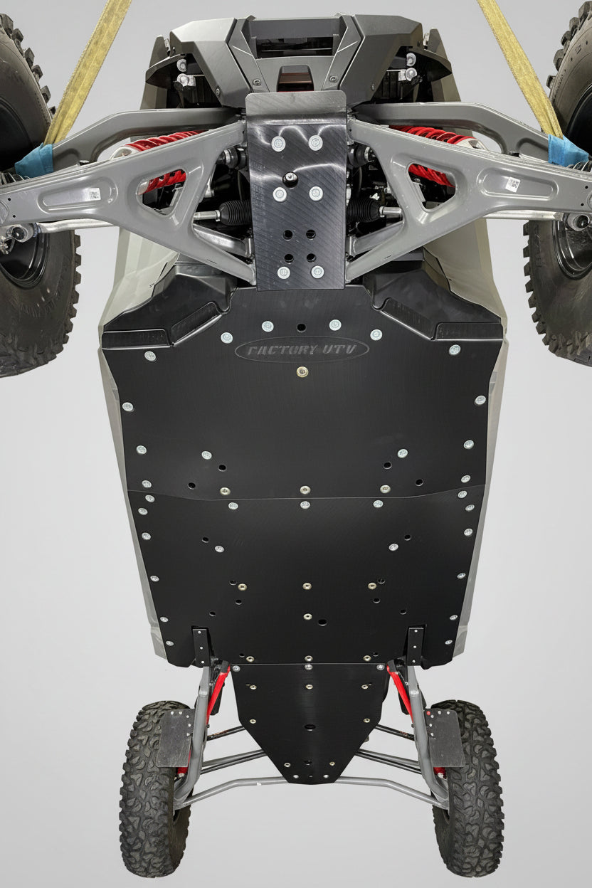 Polaris RZR Turbo R 4 / Pro S 4 UHMW Skid Plate - Skid Plates