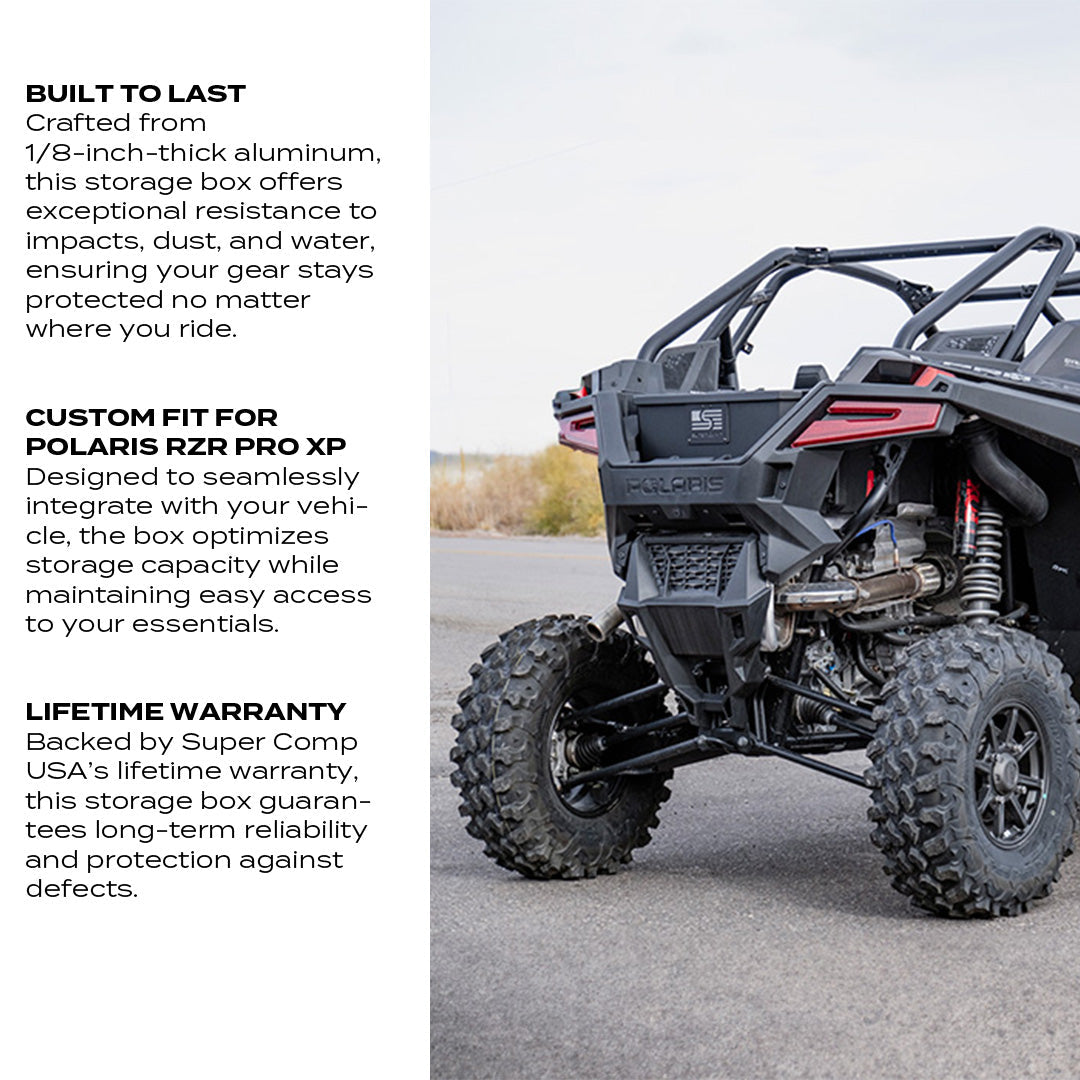 Polaris RZR Turbo R Pro S & Pro XP Storage Box - Storage