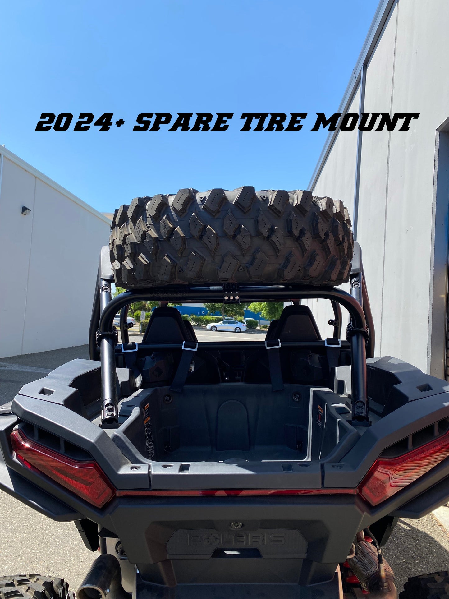 Polaris RZR XP 1000 Dual Clamp Spare Tire Mount (2024+) - Spare Tire Mounts