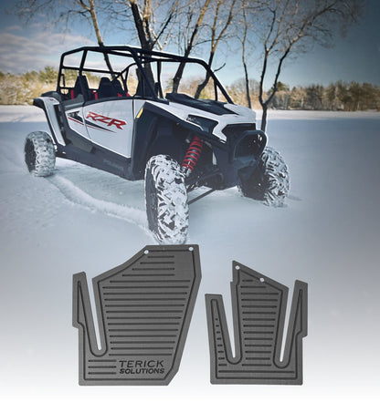 Polaris RZR XP 1000 Rubber Floor Mats - 2 Door - UTV Rubber floor mats