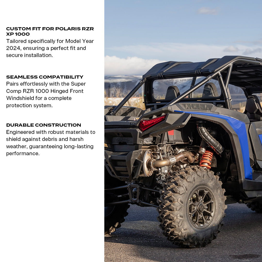 Polaris RZR XP 1000 Tinted Rear Windshield 2024+ - Rear Windshield