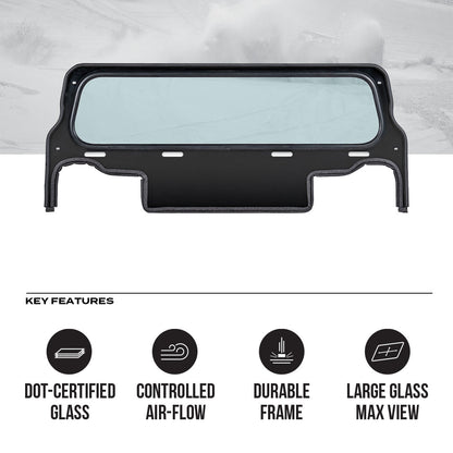 Polaris RZR XP 1000 Tinted Rear Windshield 2024+ - Rear Windshield