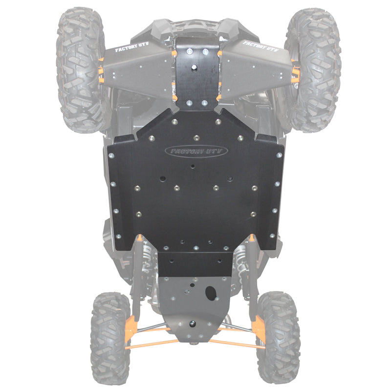 Polaris RZR XP 1000 & XP Turbo UHMW Skid Plate - 3/8’’ / Add X-Brace - Skid Plates