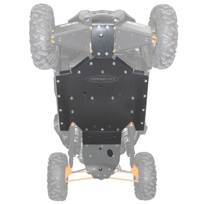 Polaris RZR XP 1000 & XP Turbo UHMW Skid Plate - 3/8’’ / Add X-Brace - Skid Plates
