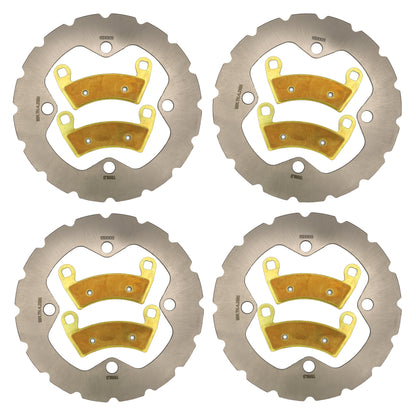Polaris RZR XP 1000/XP 4 1000/RS1 2012-2023 Ridge Rider Rotor and Pad Kit - Brass Pad & Rotor Set - Pad & Rotor Kit