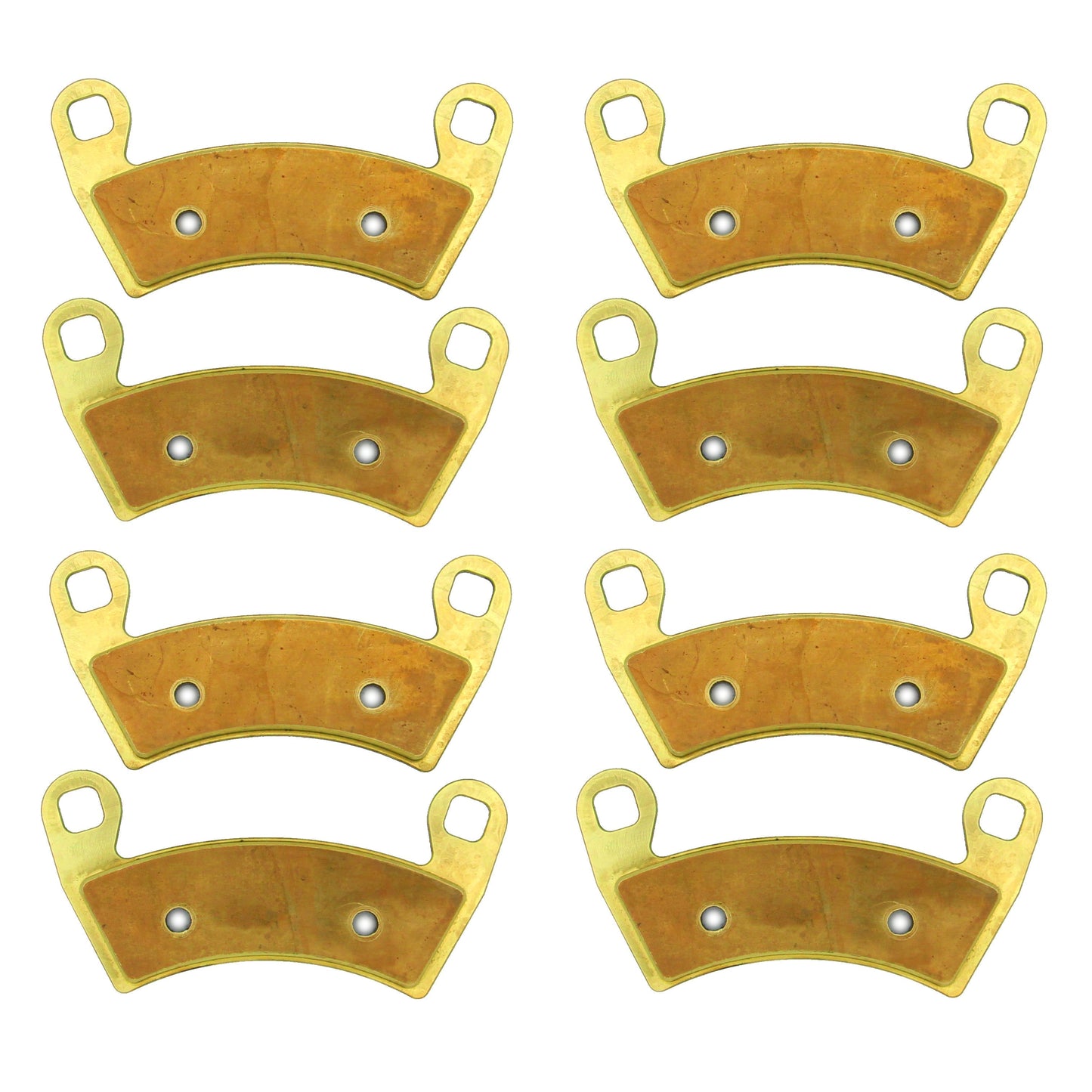 Polaris RZR XP 1000/XP 4 1000/RS1/4 XP 900 2012-2023 Brass Brake Pad Set - Complete Vehicle Set - Vehicle Parts &