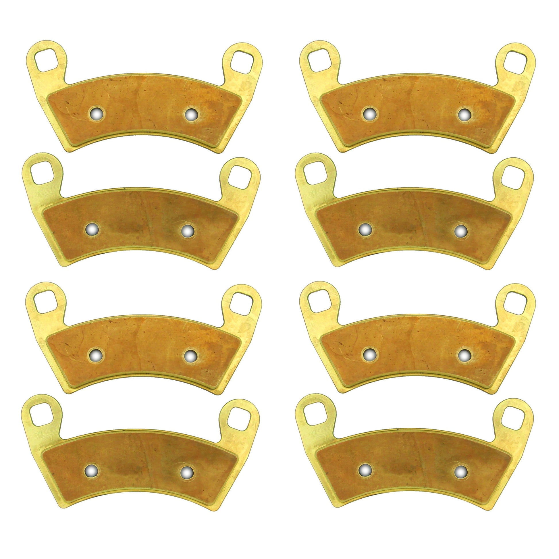 Polaris RZR XP 1000/XP 4 1000/RS1/4 XP 900 2012-2023 Brass Brake Pad Set - Complete Vehicle Set - Vehicle Parts &