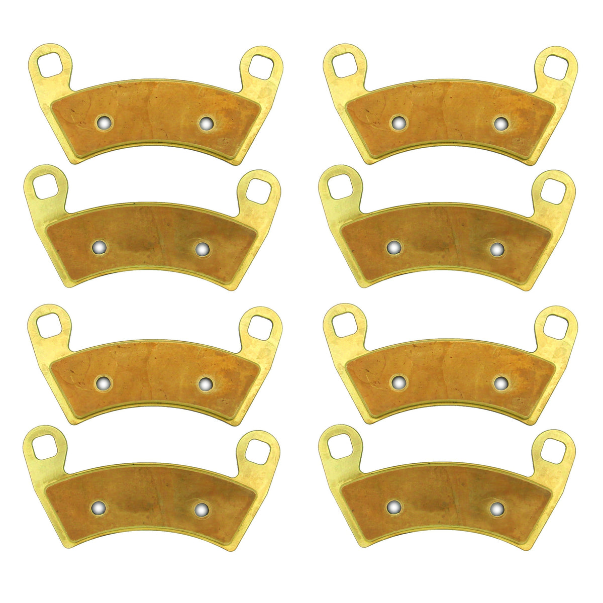 Polaris RZR XP 1000/XP 4 1000/RS1/4 XP 900 2012-2023 Brass Brake Pad Set - Complete Vehicle Set - Vehicle Parts &