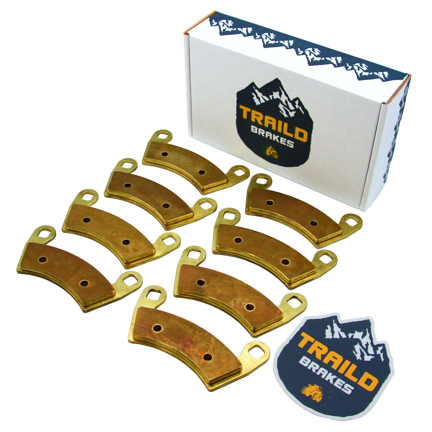 Polaris RZR XP 1000/XP 4 1000/RS1/4 XP 900 2012-2023 Brass Brake Pad Set - Vehicle Parts & Accessories