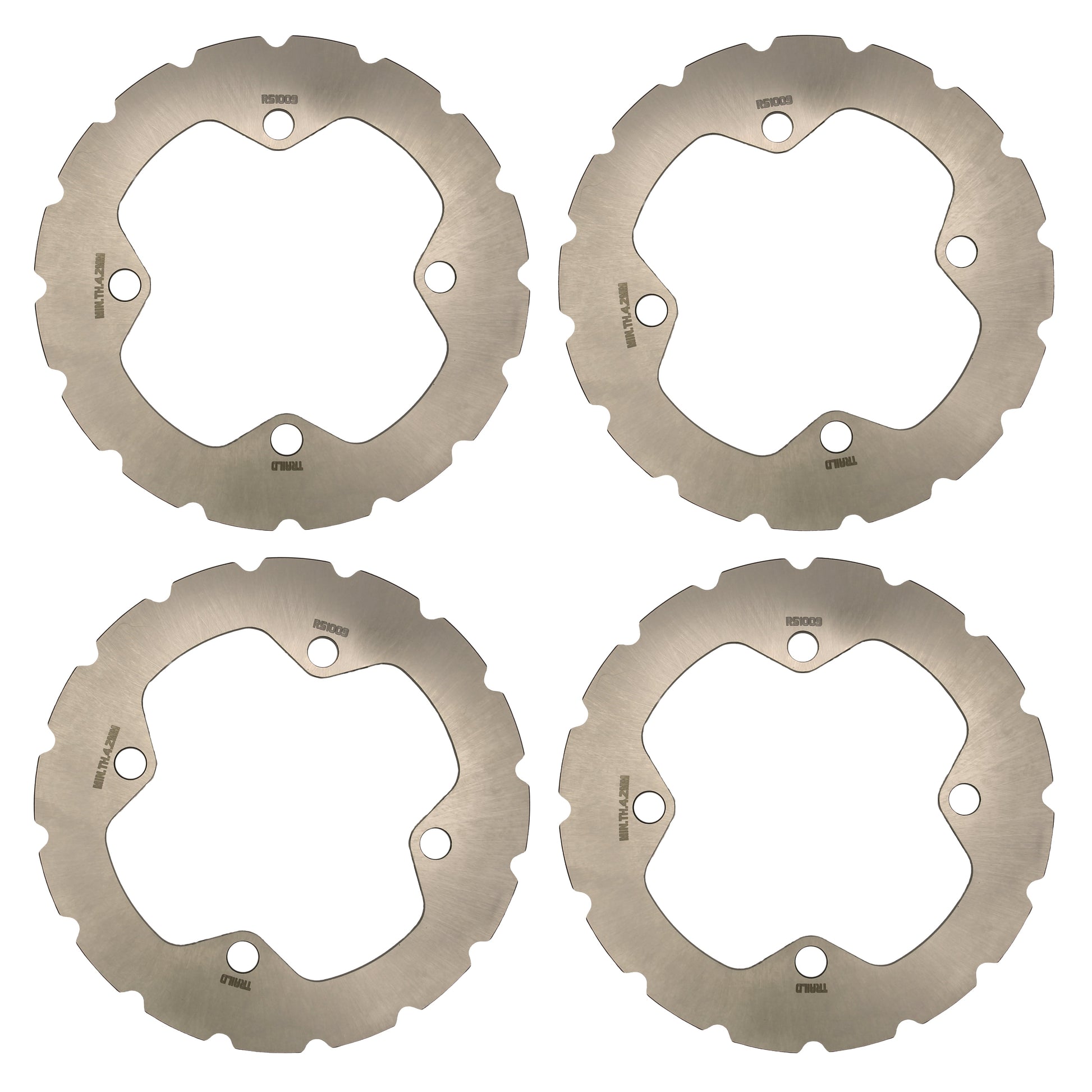 Polaris RZR XP 1000/XP4 1000/RS1 2014-2026 Ridge Rider Disc Brake Rotors - Full Vehicle Set (Front & Rear) - Brake
