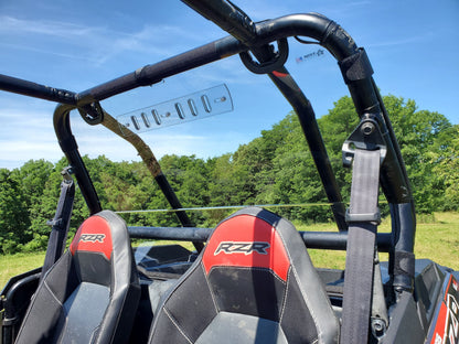 Polaris RZR XP 4 1000/XP 4 Turbo - 1 Pc Lexan Back Panel w/Clamp and Vent Options - Windshields