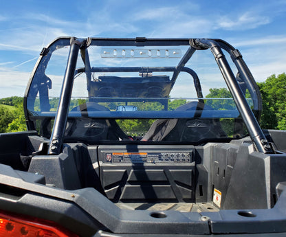Polaris RZR XP 4 1000/XP 4 Turbo - 1 Pc Lexan Back Panel w/Clamp and Vent Options - Windshields