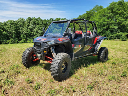 Polaris RZR XP 4 1000/XP 4 Turbo - 1 Pc Scratch-Resistant Windshield w/Vent and Clamp Options - Windshields