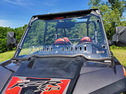 Polaris RZR XP 4 1000/XP 4 Turbo - 1 Pc Windshield w/Clamp and Vent Options - Windshields