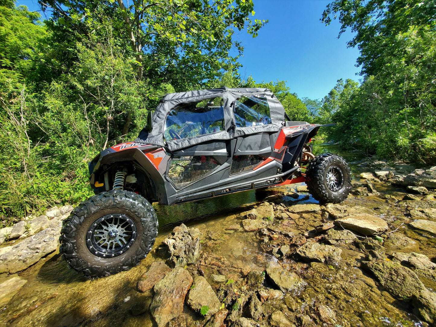 Polaris RZR XP 4 1000/XP 4 Turbo - Door/Rear Window Combo - Full Door/Back Panel