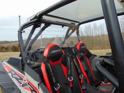 Polaris RZR XP 4 Turbo S - 1 Pc Lexan Back Panel with Upper Extension - Windshields