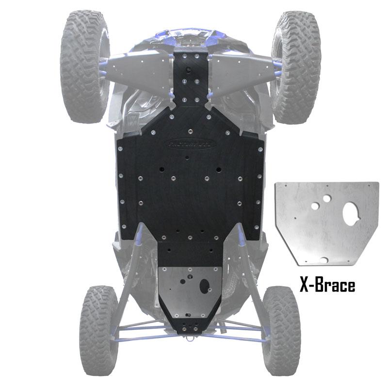 Polaris RZR XP 900 UHMW Skid Plate - Skid Plates