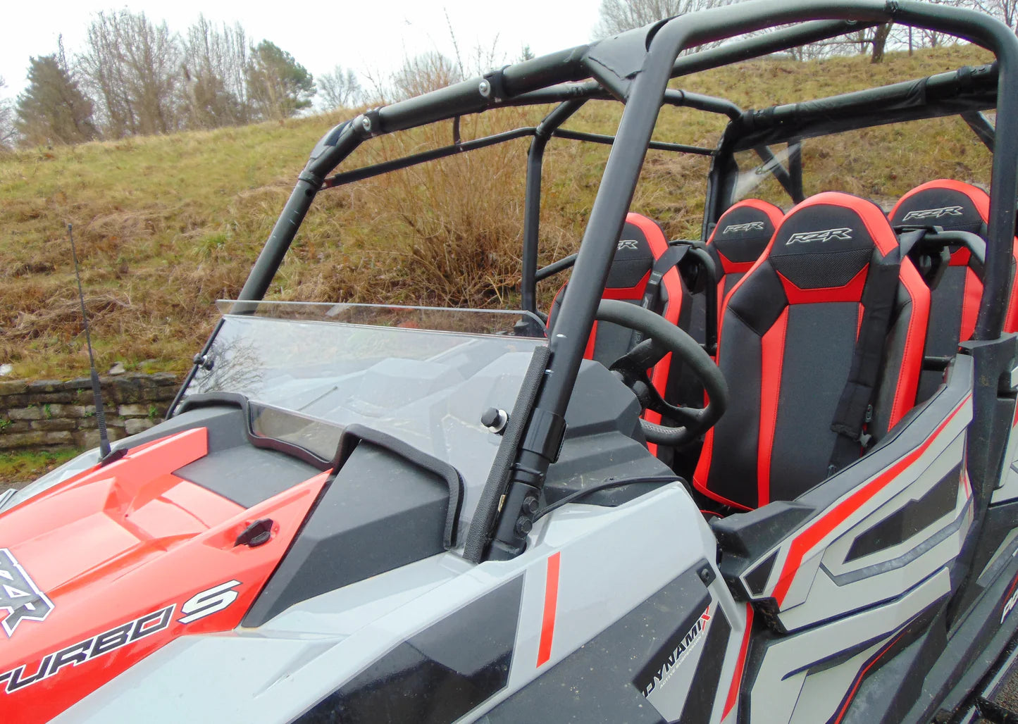 Polaris RZR XP Turbo S - Half Windshield