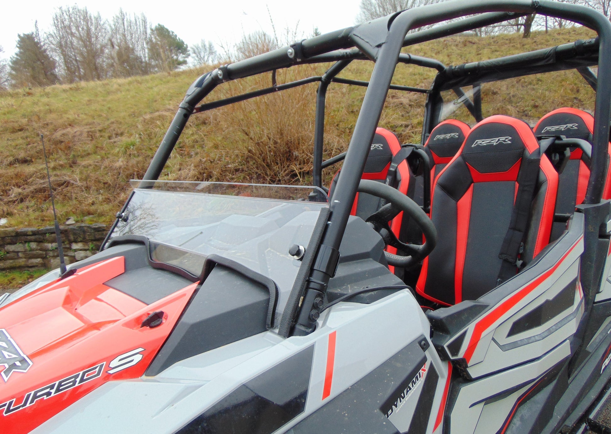Polaris RZR XP Turbo S - Half Windshield - Windshields