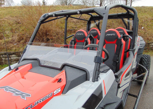 Polaris RZR XP Turbo S - Scratch-Resistant Half Windshield - Windshields
