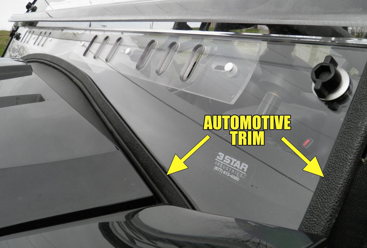 Polaris RZR XP Turbo S - Scratch-Resistant Half Windshield - Windshields