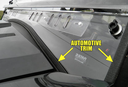 Polaris RZR XP Turbo S - Scratch-Resistant Half Windshield - Windshields