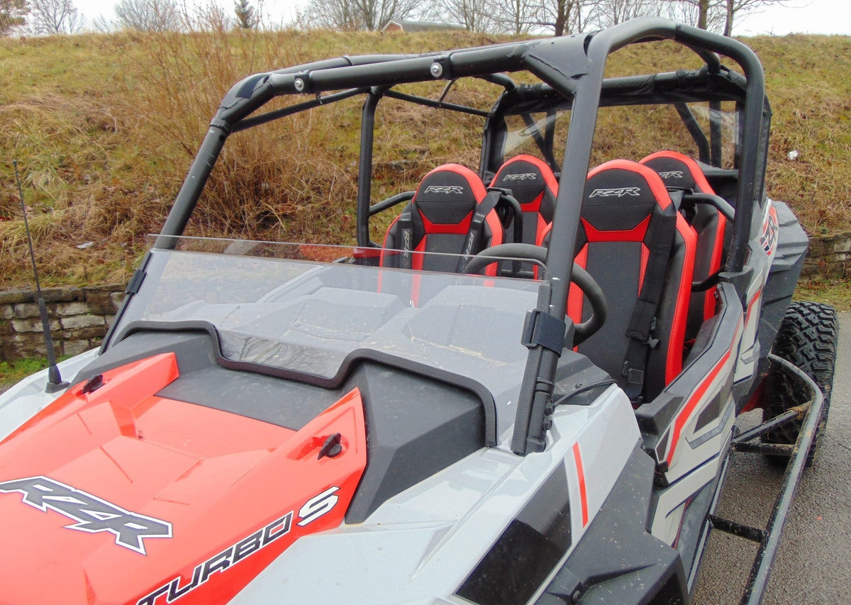 Polaris RZR XP Turbo S - Scratch-Resistant Half Windshield - Windshields