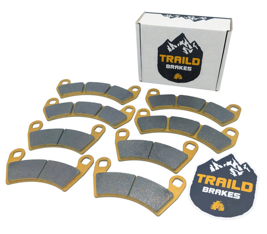 Polaris RZR XP TURBO/XP 4 TURBO/PRO XP/PRO XP 4/Turbo S 2016-2026 Ceramic Brake Pad Set - Vehicle Parts & Accessories