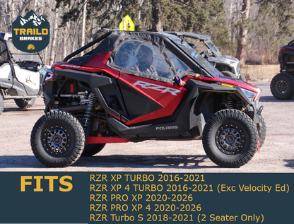 Polaris RZR XP TURBO/XP 4 TURBO/PRO XP/PRO XP 4/Turbo S 2016-2026 Ceramic Brake Pad Set - Vehicle Parts & Accessories