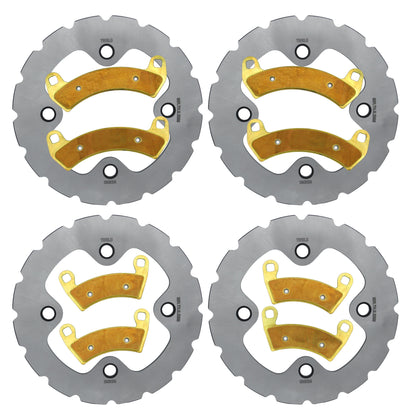 Polaris RZR XP TURBO/XP 4 TURBO/PRO XP/PRO XP 4/Turbo S 2016-2026 Ridge Rider Rotor and Pad Kit - Brass Pad & Rotor Set