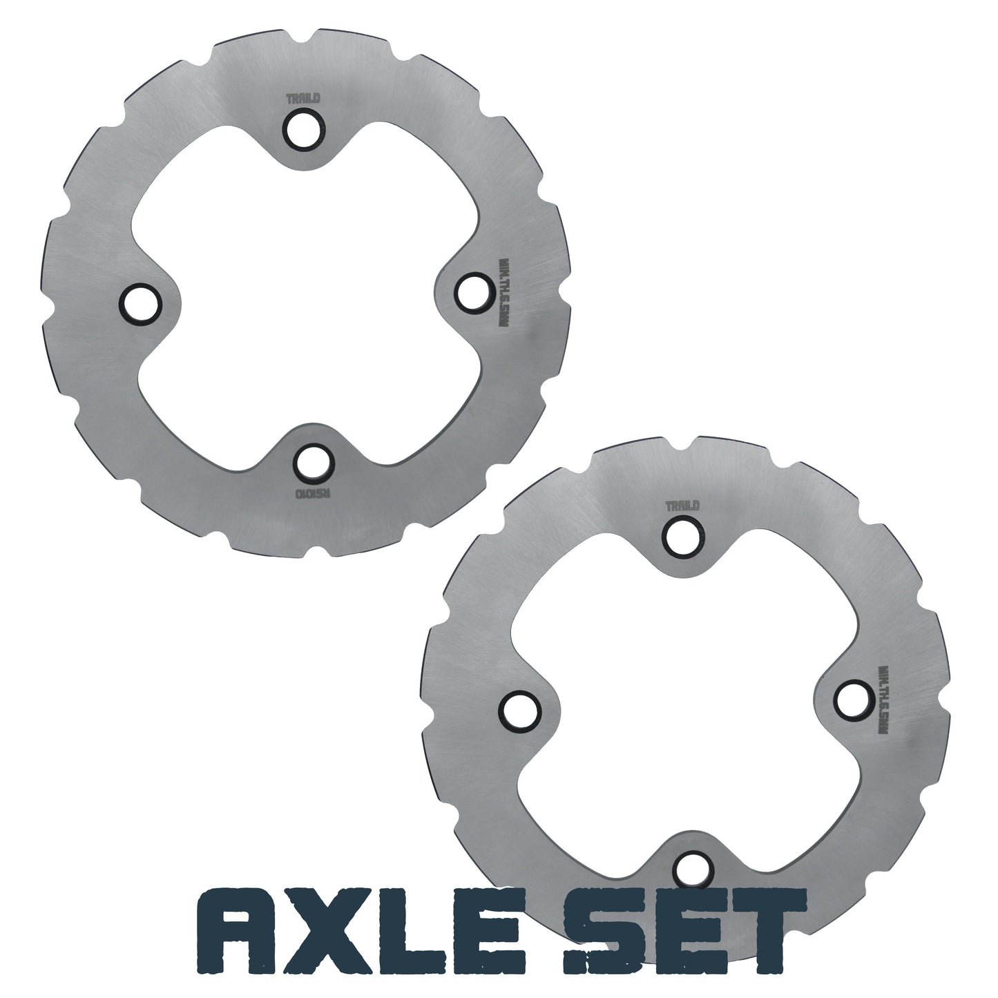 Polaris RZR XP TURBO/XP 4 TURBO/PRO XP/PRO XP 4/Turbo S 2016-2026 Ridge Rider Disc Brake Rotors - Axle Set (Front