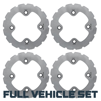 Polaris RZR XP TURBO/XP 4 TURBO/PRO XP/PRO XP 4/Turbo S 2016-2026 Ridge Rider Disc Brake Rotors - Full Vehicle Set