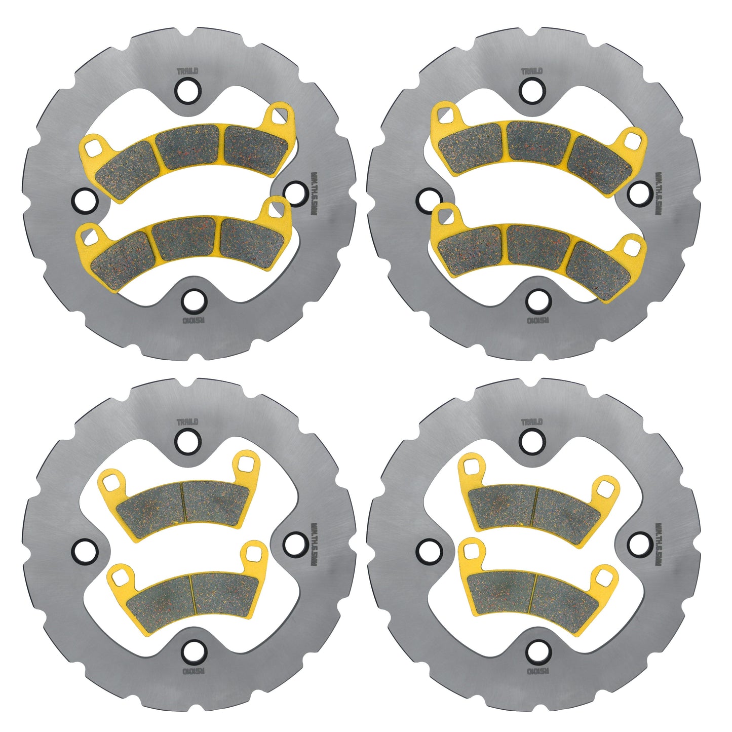 Polaris RZR XP TURBO/XP 4 TURBO/PRO XP/PRO XP 4/Turbo S 2016-2026 Ridge Rider Rotor and Pad Kit - Pad & Rotor Kit