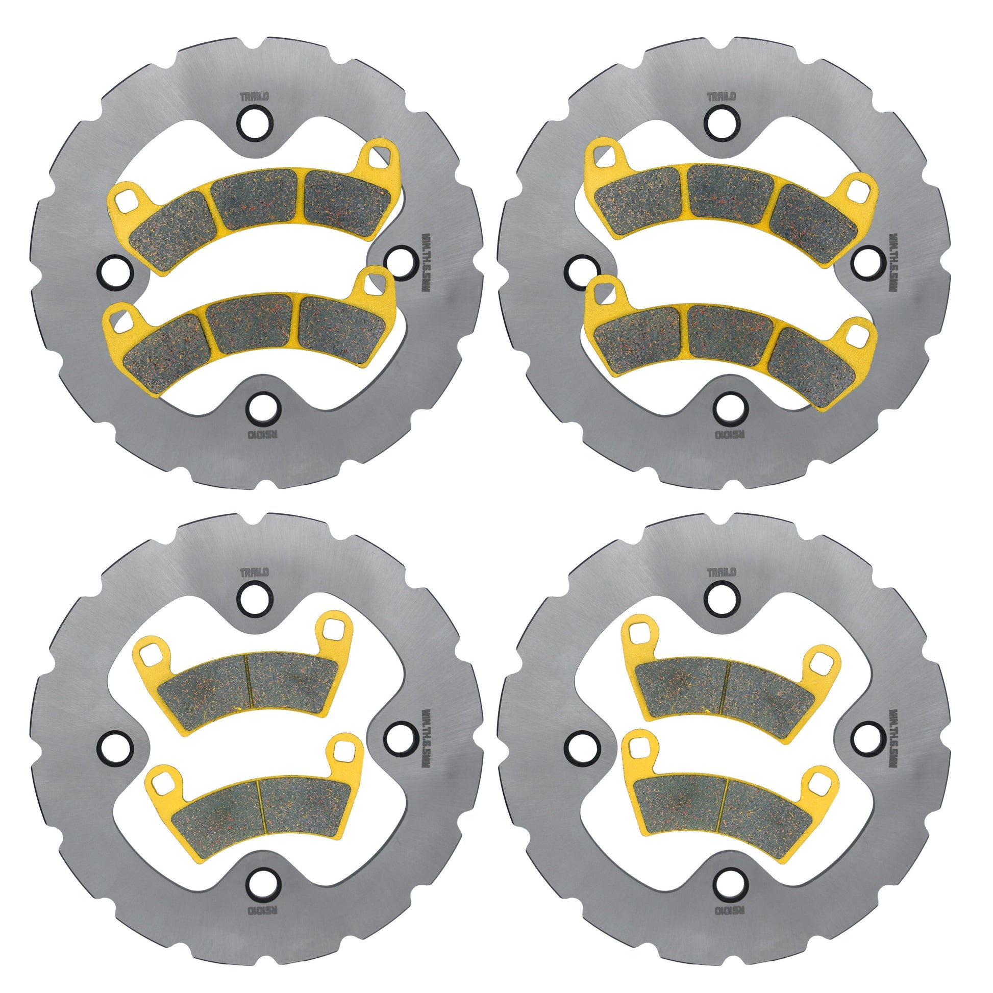 Polaris RZR XP TURBO/XP 4 TURBO/PRO XP/PRO XP 4/Turbo S 2016-2026 Ridge Rider Rotor and Pad Kit - Pad & Rotor Kit