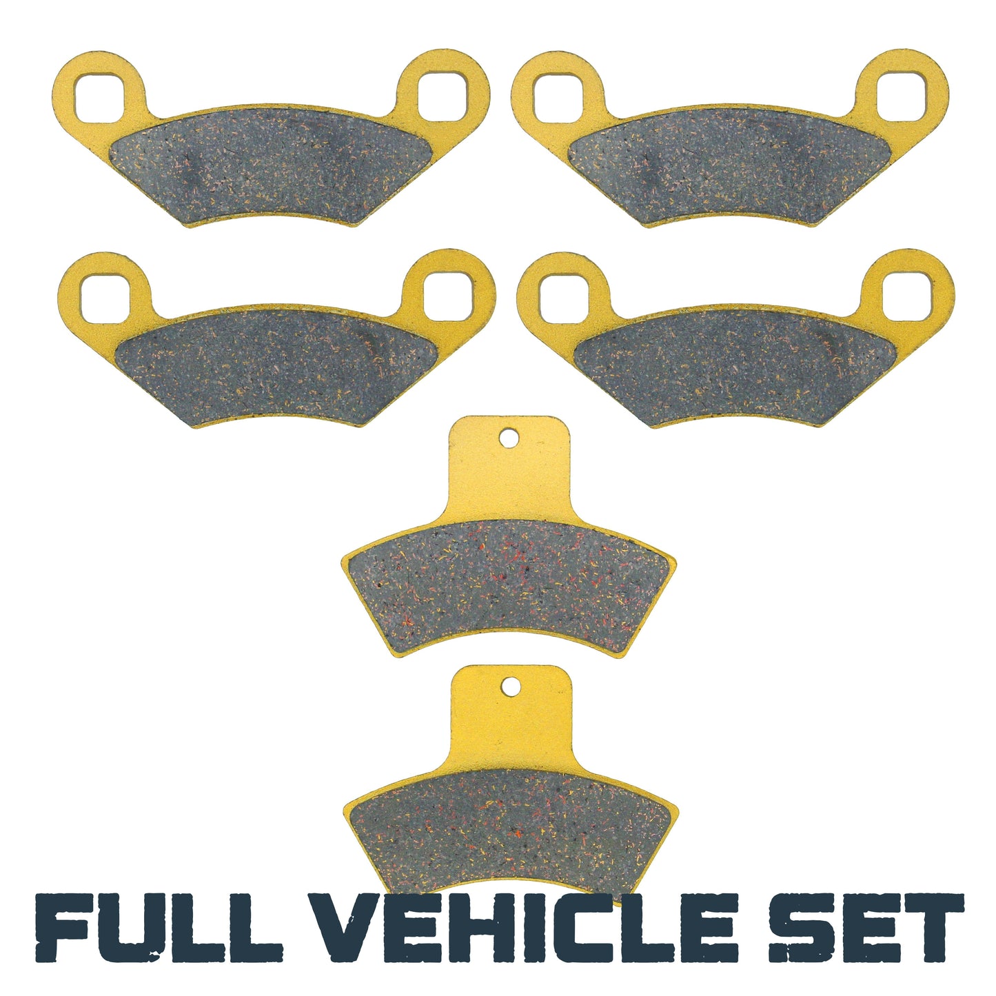 Polaris Scrambler 400/500 1998-2004 Ceramic Brake Pad Set - Vehicle Parts & Accessories
