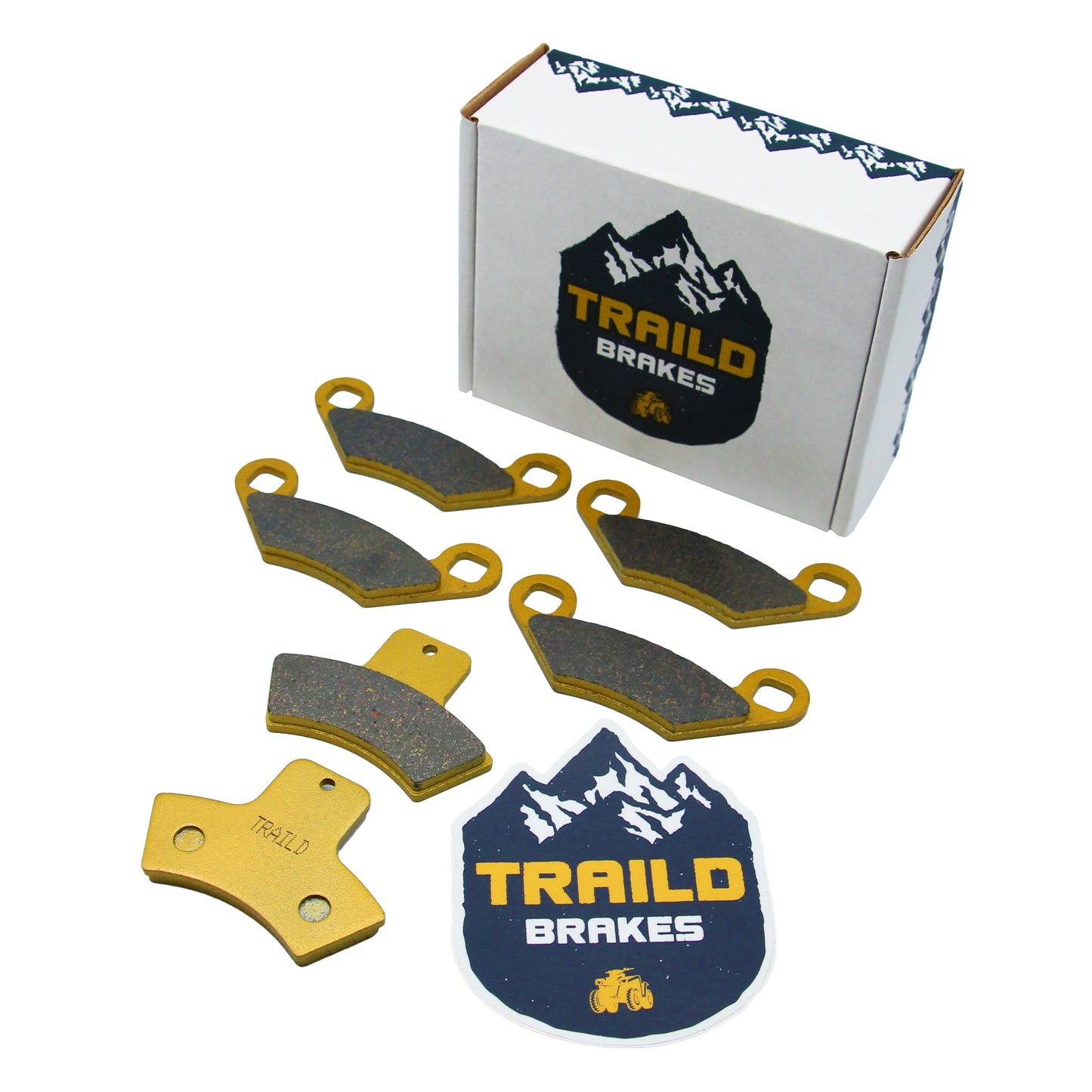 Polaris Scrambler 400/500 1998-2004 Ceramic Brake Pad Set - Vehicle Parts & Accessories