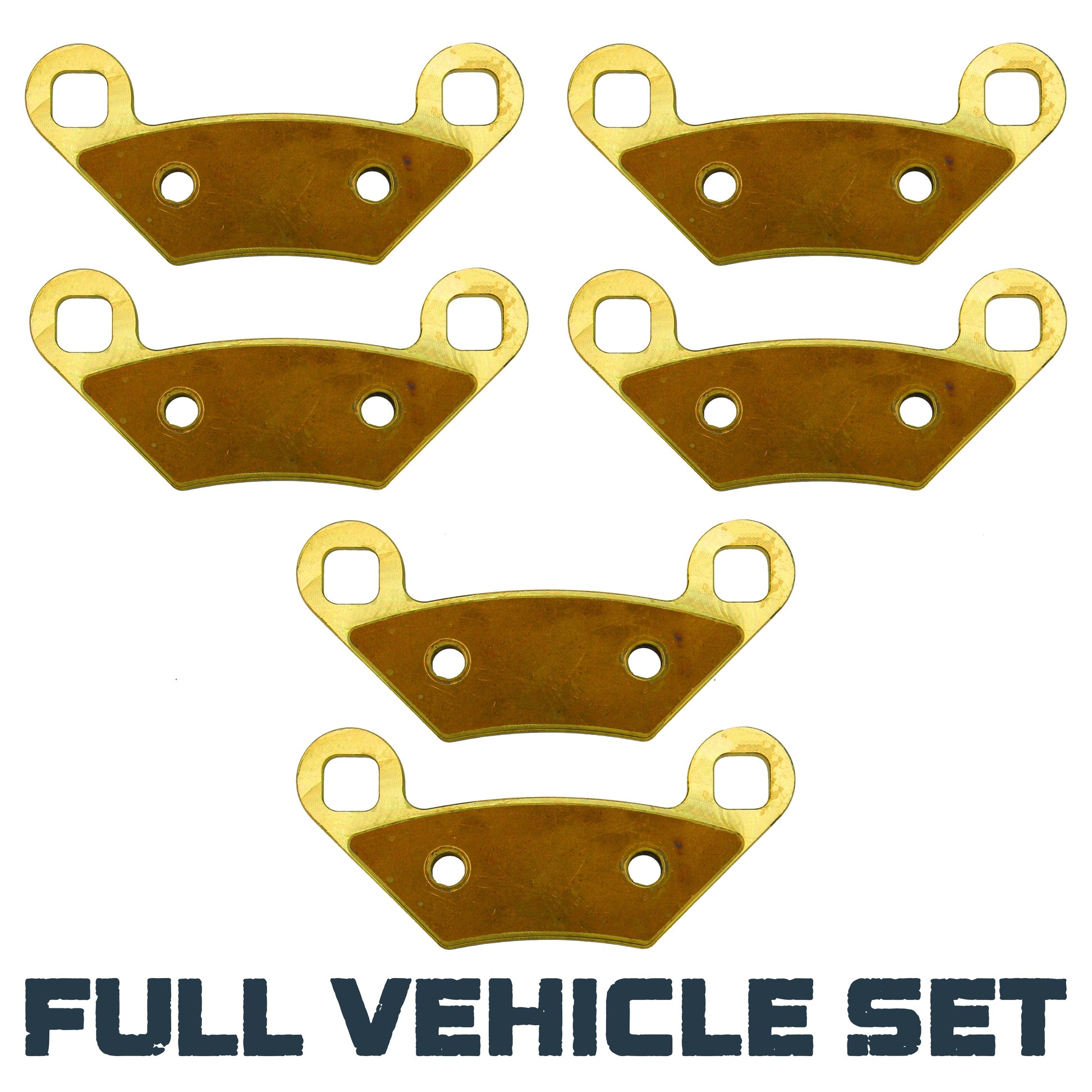Polaris Scrambler 850 2013-2026 Brass Brake Pad Set - Complete Vehicle Set - Vehicle Parts & Accessories