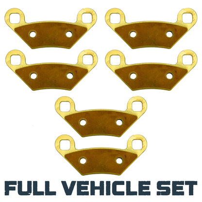 Polaris Scrambler 850 2013-2026 Brass Brake Pad Set - Complete Vehicle Set - Vehicle Parts & Accessories