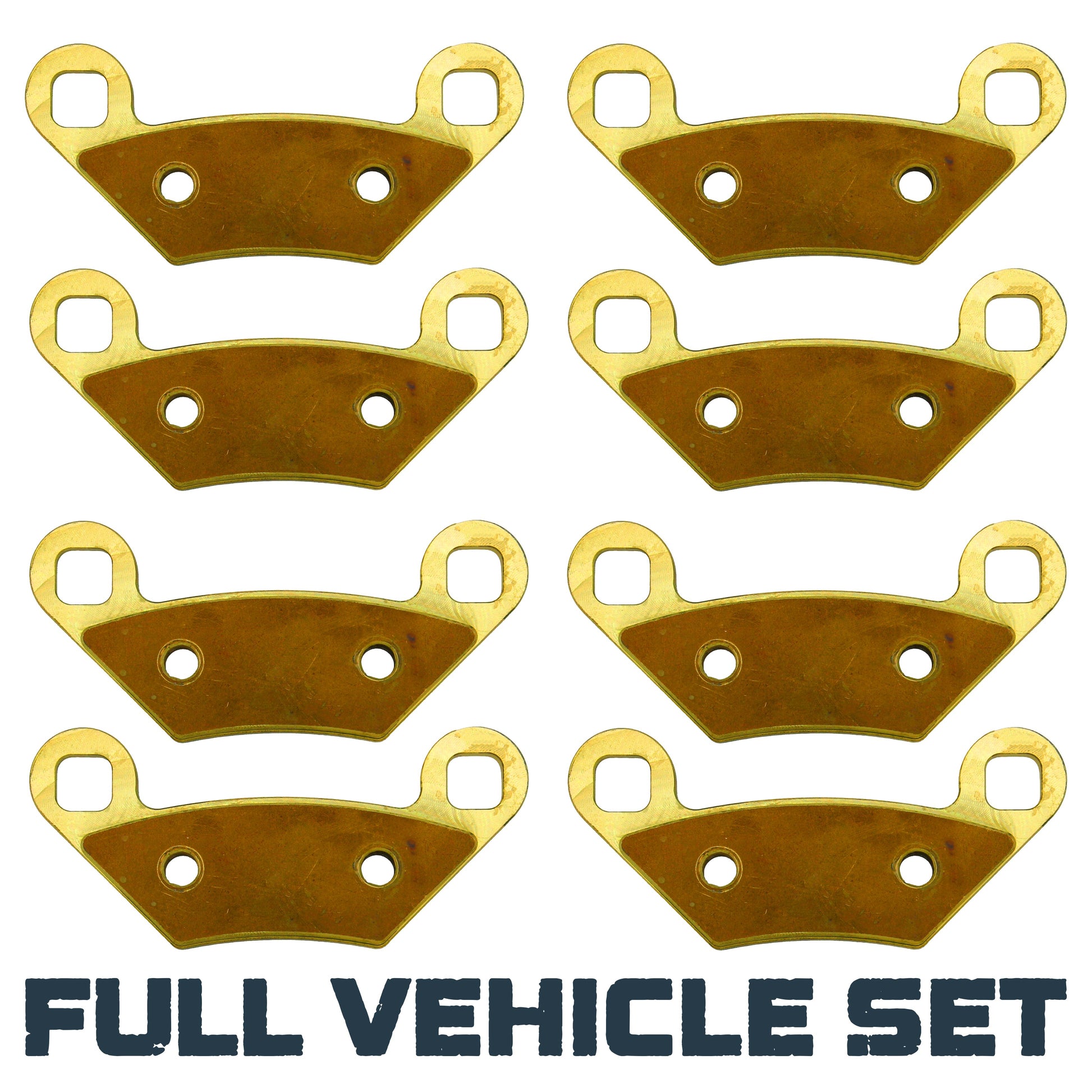 Polaris Scrambler XP 1000 2014-2018 Brass Brake Pad Set - Complete Vehicle Set - Vehicle Parts & Accessories