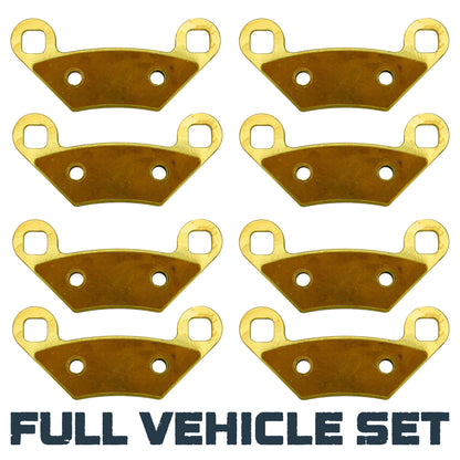 Polaris Scrambler XP 1000 2014-2018 Brass Brake Pad Set - Complete Vehicle Set - Vehicle Parts & Accessories