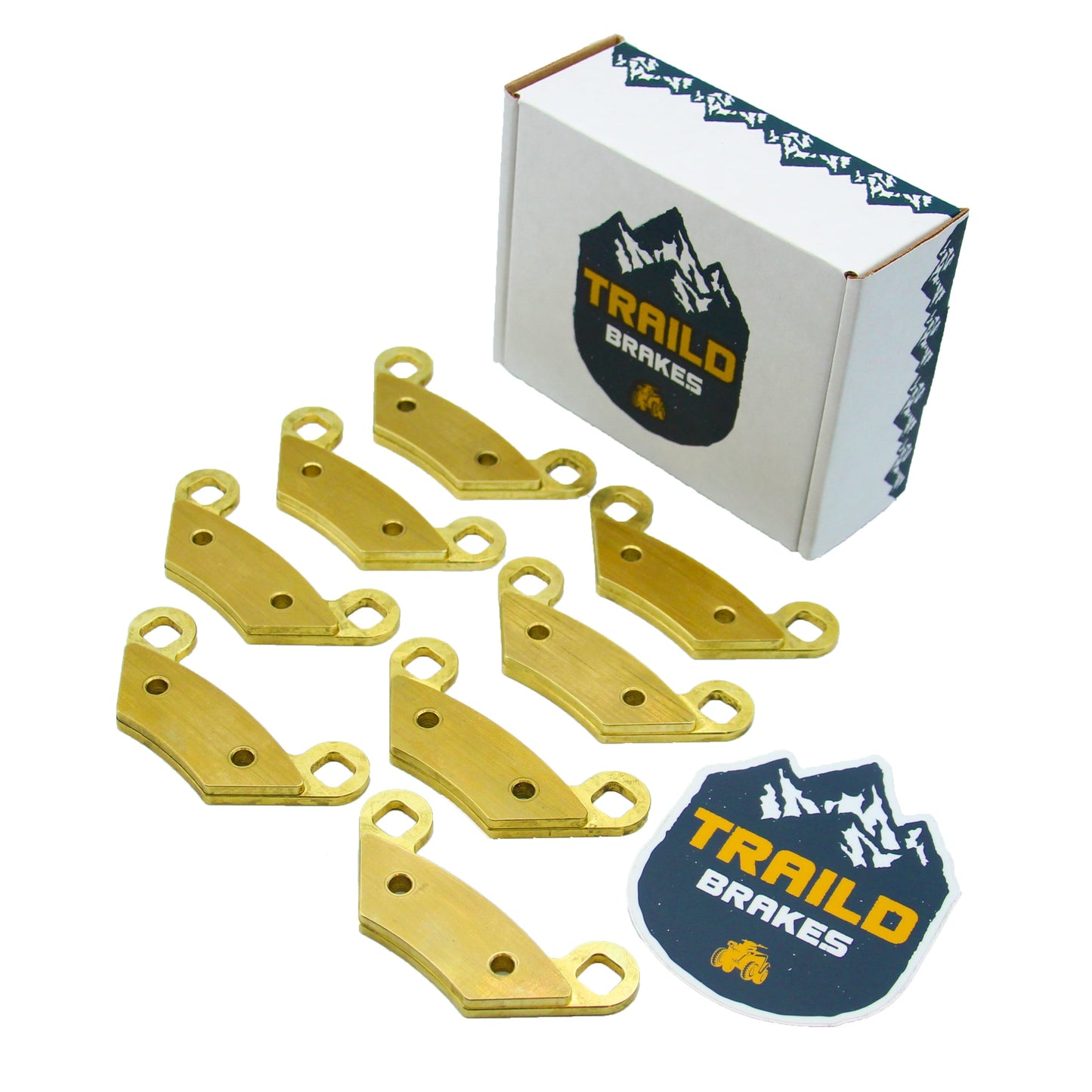 Polaris Scrambler XP 1000 2014-2018 Brass Brake Pad Set - Vehicle Parts & Accessories