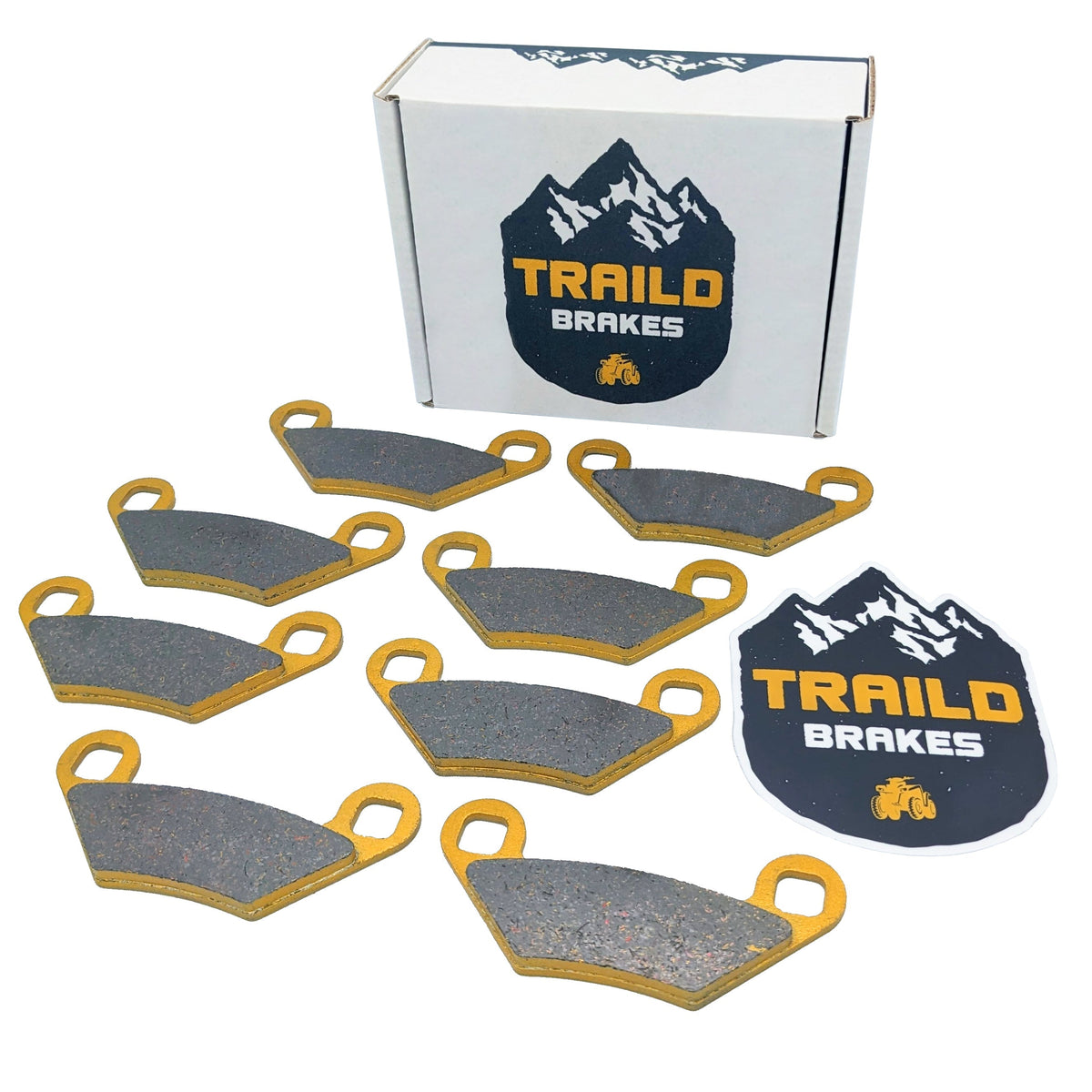 Polaris Scrambler XP 1000 2014-2018 Ceramic Brake Pad Set - Vehicle Parts & Accessories