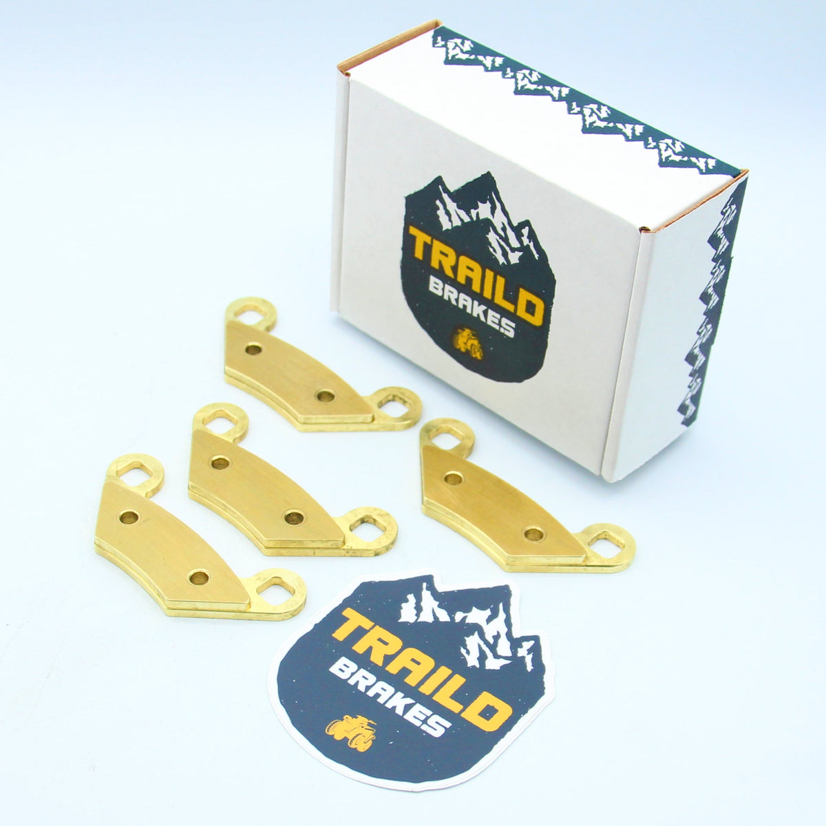 Polaris Scrambler XP 1000 S 2020-2026 Brass Brake Pad Set - Single Axle Set (Rear) - Vehicle Parts & Accessories