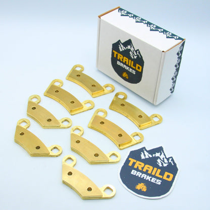 Polaris Scrambler XP 1000 S 2020-2026 Brass Brake Pad Set - Vehicle Parts & Accessories