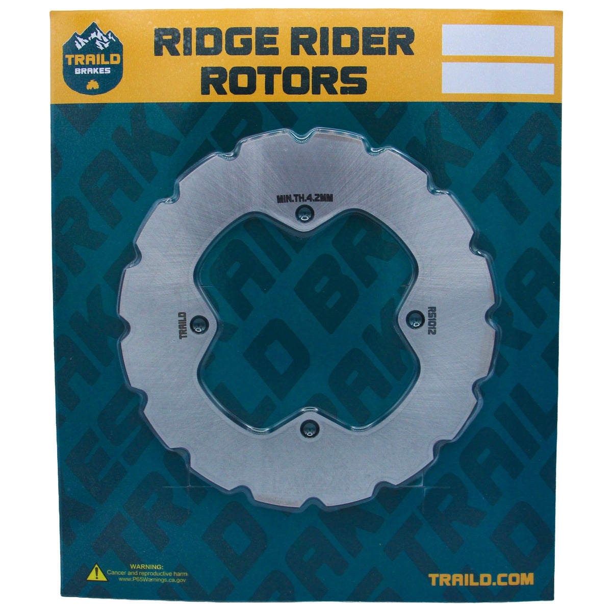 Polaris Sportsman 400/450/500/570/700/800 2007-2026 Ridge Rider Disc Brake Rotor Kit - Rear Rotor (Single) - Brake