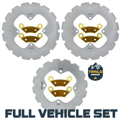 Polaris Sportsman 450/570 2021-2026 Ridge Rider Rotor and Pad Kit - Pad & Rotor Kit