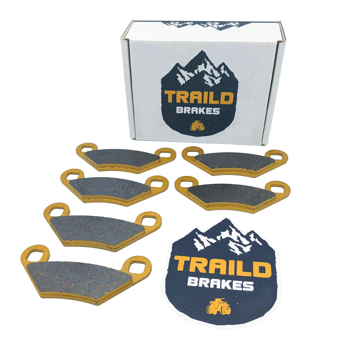 Polaris Sportsman 570/500/450/400/800/ 2009-2020 Touring 570 2017-2024 Ceramic Brake Pad Set - Vehicle Parts &