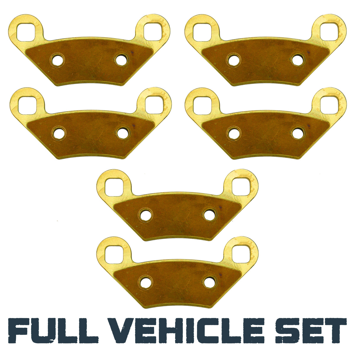 Polaris Sportsman 850/570/550/450 2009-2026 Brass Brake Pad Set - Complete Vehicle Set - Vehicle Parts & Accessories