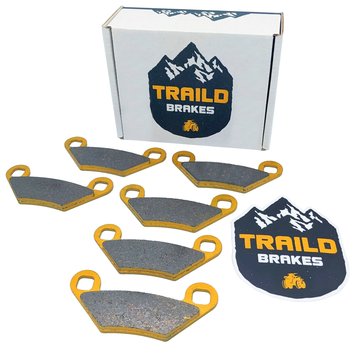 Polaris Sportsman 850/570/550/450 2009-2026 Ceramic Brake Pad Set - Vehicle Parts & Accessories